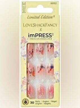 LoveShack Fancy X imPRESS Floral Press-On Manicure